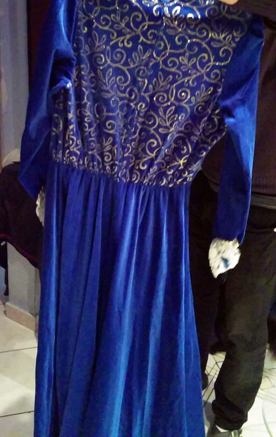 Dama Nobile del 1300 Blu